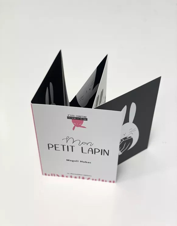 Livre Noir et Blanc Mon petit lapin